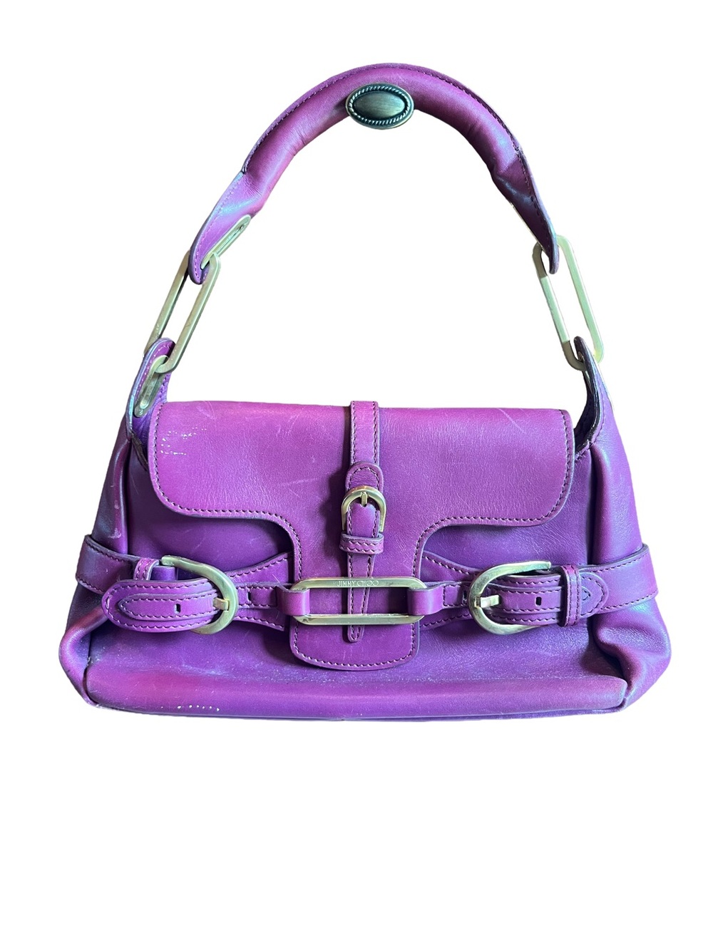 Jimmy Choo Tulita Leather Shoulder Bag